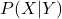 P(X | Y)