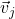 \vec{v}_j