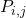 P_{i,j}