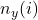 n_y(i)