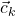 \vec{c}_k