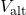V_{\text{alt}}